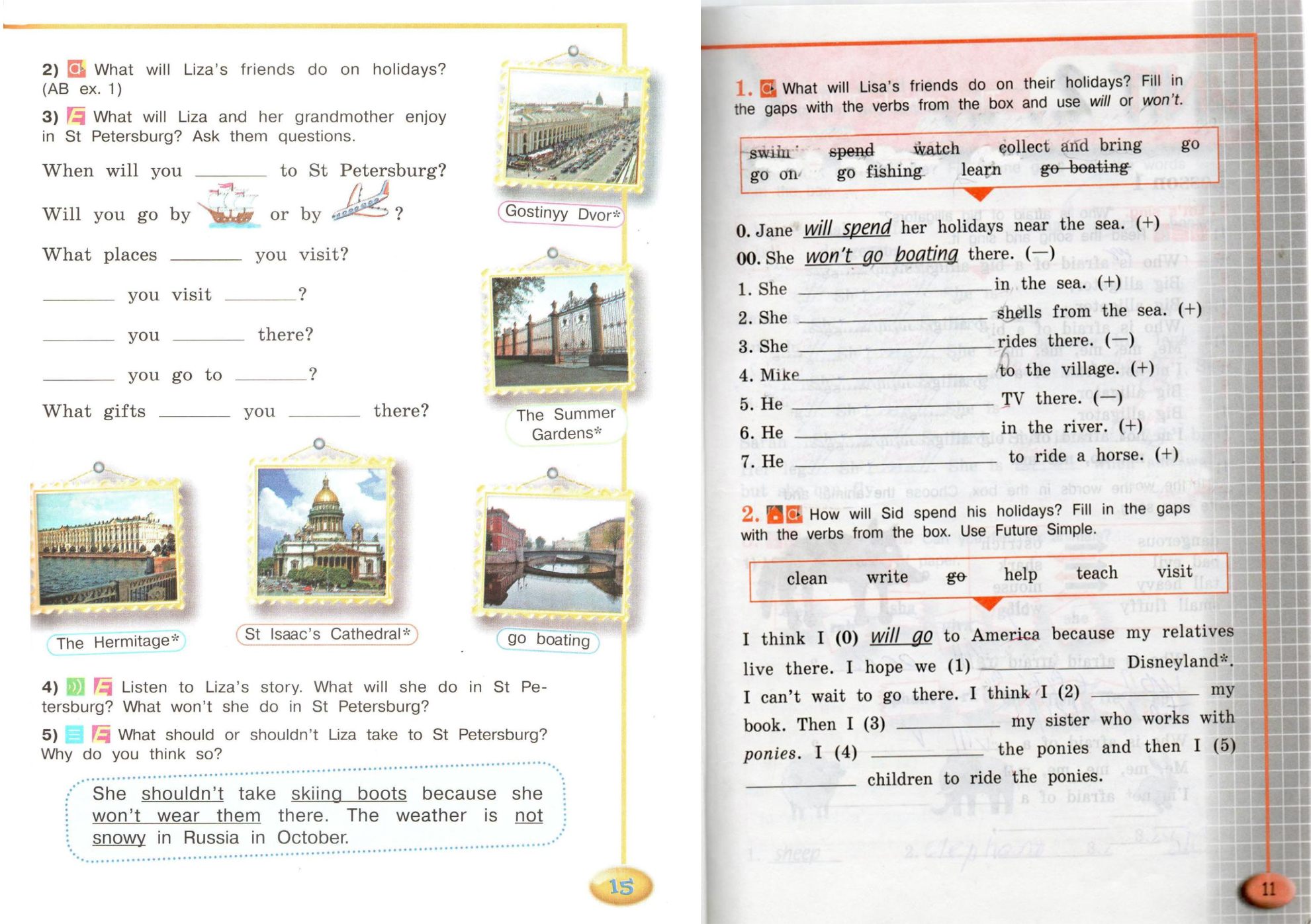 English 4 Activity book / Английский язык 4 класс Рабочая тетрадь